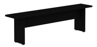 Banc moderne Nomad de Manhattan Comfort de 67,91 po pour la salle à manger - noir