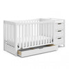 Graco Remi Lit de bebe convertible 4-en-1 avec table a langer - Blanc
