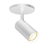 Projecteur Stanly de Dainolite avec fini blanc mat et 1 ampoule