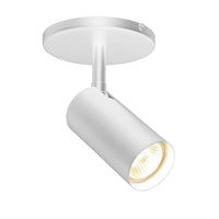 Projecteur Stanly de Dainolite avec fini blanc mat et 1 ampoule