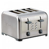 Grille-pain Kenmore à 4 tranches avec deux panneaux de commande, acier inoxydable - KKTSDC4SS