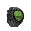  Carbon Gray Dlc Titanium With Black/pebble Gray Silicone Band