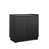 Console Simply Modern de Prepac à 2 portes - noire