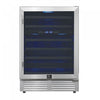 Refroidisseur a vin Bacchino de 24\" en acier inoxydable, capacite de 51 bouteilles-FWCDR6634-24S
