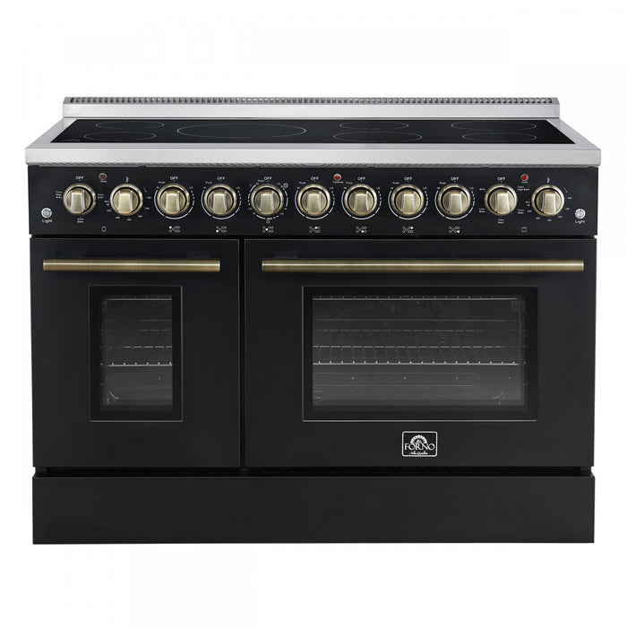 Cuisiniere electrique Paolo 48 pouces, noire, 6,7 pi³ - FFSEL6011-48BLK