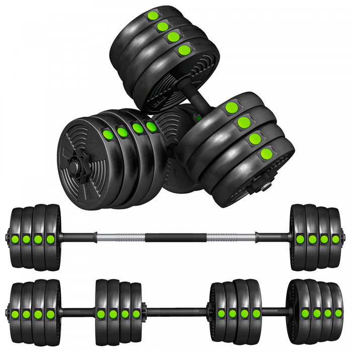 Soozier Ensemble d'halteres reglables avec poignees antiderapantes, 66LB