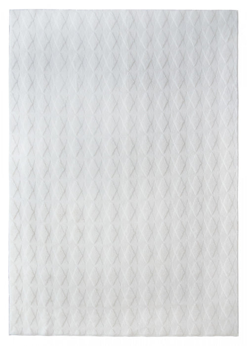 Tapis A Poils Longs Lavable Pelo Diamond Cream 5'x7'