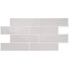 Dosseret Smart Tiles peler et coller 23 x 11, 2 feuilles - Oslo Grey