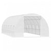Outsunny Grand Tunnel De Serre Avec Cadre En Acier 26' X 10' X 6.6'
