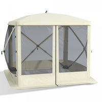 Outsunny Gazebo A Ecran Escamotable Tente De Camping Exterieure
