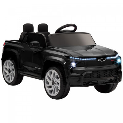 Qaba 12v Electric Car For Kids, Chevrolet Silverado Ev Rst Licensed Battery Powered Ride-On Kids Car|Qaba Voiture Electrique 12 V Pour Enfants, Chevrolet Silverado Ev Rst, Voiture Pour Enfants Alimente