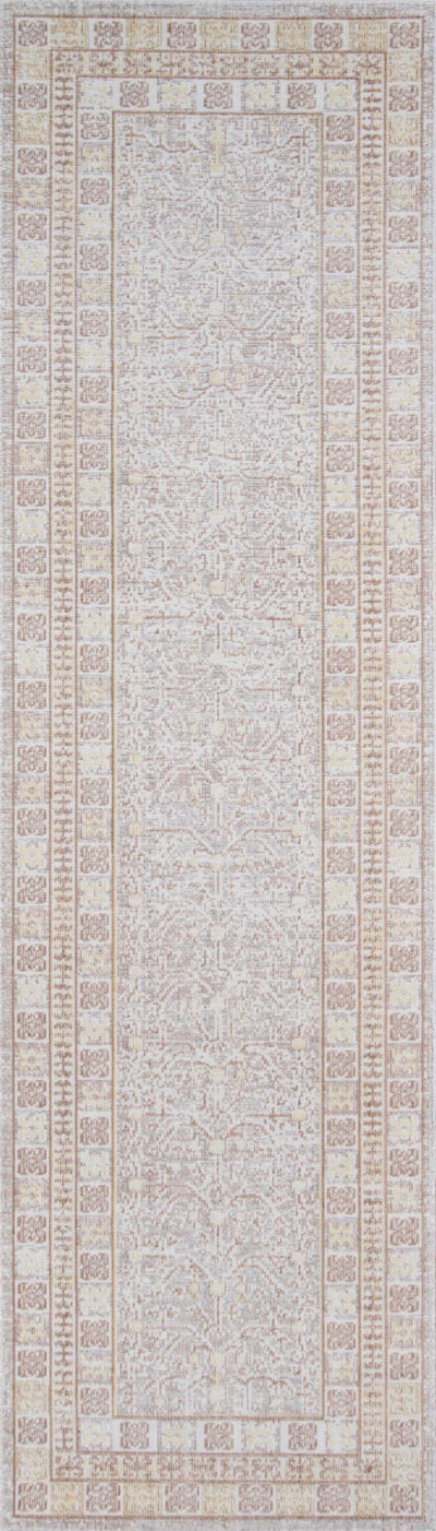 Valeria Traditional 2'7" x 8'0" Runner Rug in Grey Indoor Area Rug | Tapis Traditionnel Valeria 2'7" x 8'0" en Gris