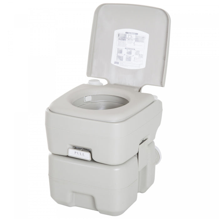 Homcom Outdoor Portable Travel Toilet Flush Reservoir