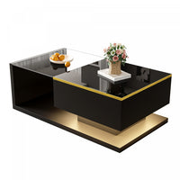 Maxwell Table Basse Haute Brillance de 39,4