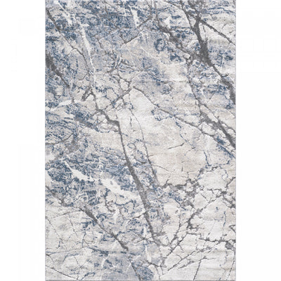 Darius Lightning Blue Area Rug - 6'7" x 9'6"|Carpette Darius bleue à motif d'éclair - 6 pi 7 po x 9 pi 6 po