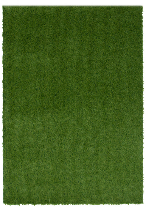 Tapis en Gazon Synthetique Contemporain 6'0\" x 9'0\" en Vert