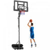 Soozier Panier de Basket Exterieur, Hauteur Reglable de 2,35 m a 3,05 m, Portable