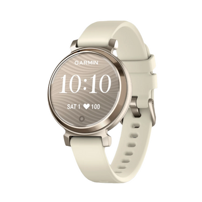 Garmin Lily™ 2 Smartwatch - Health Tracking With Stylish Patterned Lens, Touchscreen - Cream Gold|Garmin Lily™ 2 Montre Connectee - Suivi De La Sante Avec Lentille A Motif Elegant, Ecran Tactile - C