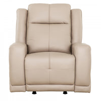  Fauteuil bercant inclinable Hollis de 37 po rembourre - Taupe