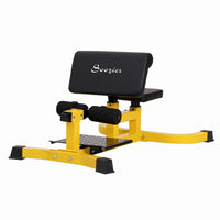 Soozier Multifonction Reglable Squat Machine Profonde Sissy Squat Jambe Exerciseur Push Up Ab Muscul