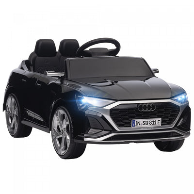 Qaba Audi Q8 Etron Sportback Licensed Powered Ride-On Car, 12v Battery Powered Kids Electric Car Wit|Qaba Audi Q8 Etron Sportback Voiture Electrique Pour Enfants Alimentee Par Batterie 12 V Avec Teleco