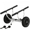 Chariot pour kayak Soozier avec largeur ajustable et grandes roues, noir