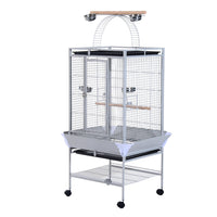 Pawhut D10-016 160 Cm Grand Support Pour Cage A Perroquet A Oiseaux Mangeoire A Pinsons Maison Perch