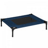 Pawhut Elevated Pet Bed Dog Cat Cot Cozy Beds Camping Comfortable, Blue And Black|Pawhut D1-0237 Lit Sureleve Pour Chien Et Chat Lit Confortable Pour Camping Confortable Bleu Et Noir