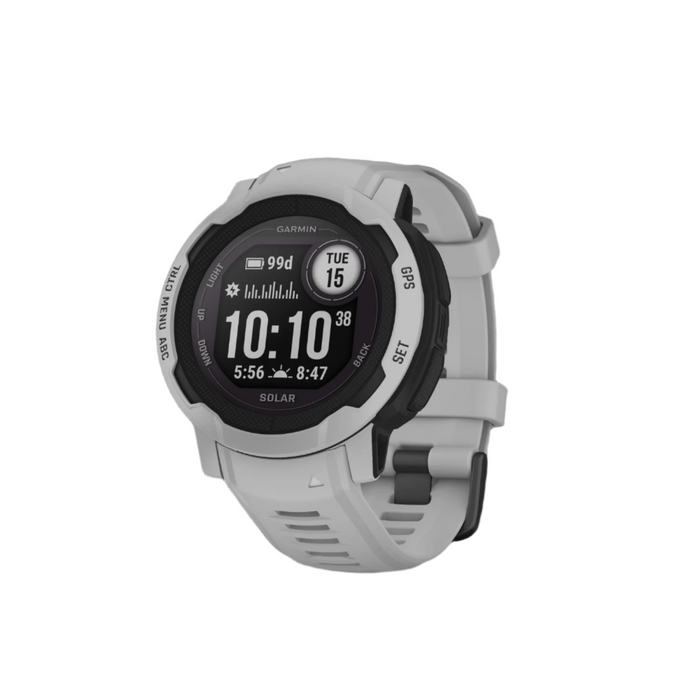 Montre Gps Garmin Instinct® 2 Solar - Design Robuste Et Durable Avec Chargement Solaire - Gris Brumeux