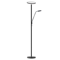 Lampe à pied Mother and Son de Dainolite avec fini noir sablé et ampoule à DEL