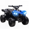 Quad Qaba pour Enfants, 4 Roues avec Musique et Lumieres, pour 37-72 Mois, Bleu