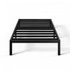 Yelena Metal Platform Bed - Twin Size | Yelena lit plateforme en métal - Simple