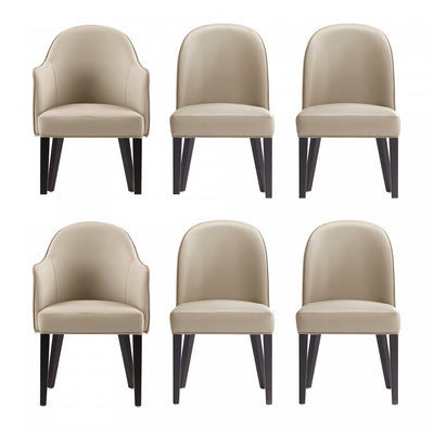 Hillman Modern 6-Piece Dining Chair Set in Sand | Ensemble de 6 chaises de salle a manger Hillman Modern en sable