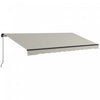 Outsunny 15' X 10' Auvent Retractable, Abri Pare-soleil, Gris Clair
