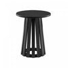 Table d’appoint moderne scandinave Layla en noir