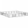 Pawhut Parc Pour Chien Tres Resistant, 24 Panneaux De 24
