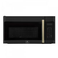 Four a micro-ondes a convection Fornace 30 pouces, au-dessus de la cuisiniere, noir, 1,5 pi³ - FOTR3038-30BLK