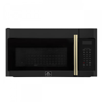 Forno Fornace 30-Inch Over the Range Convection Microwave, Black, 1.5 cu.ft -FOTR3038-30BLK | Four a micro-ondes a convection Fornace 30 pouces, au-dessus de la cuisiniere, noir, 1,5 pi³ - FOTR3038-30BLK