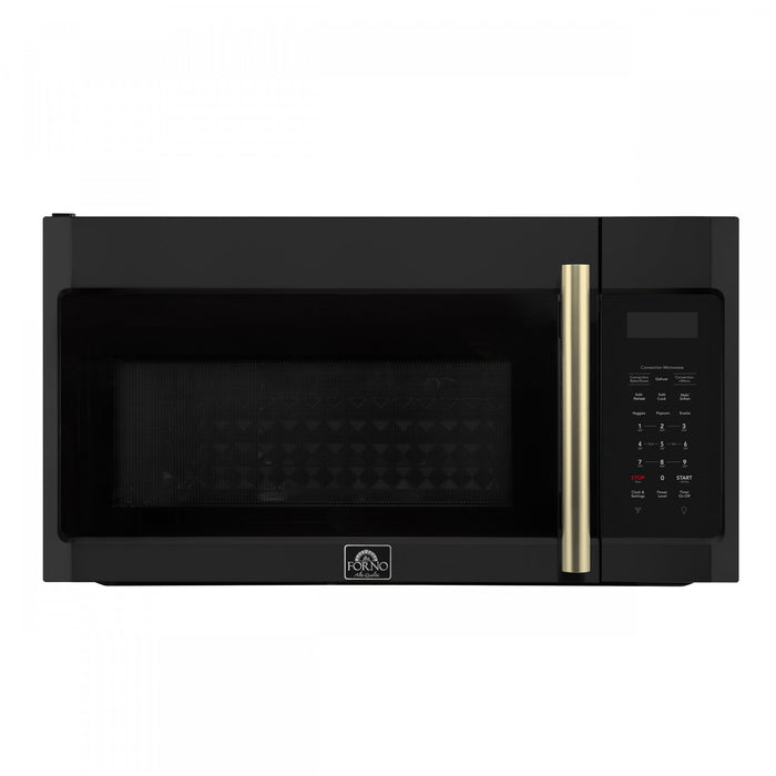 Four a micro-ondes a convection Fornace 30 pouces, au-dessus de la cuisiniere, noir, 1,5 pi³ - FOTR3038-30BLK