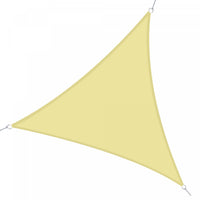 Outsunny Triangle 13x13x13pi Voile Du Soleil Pour Jardin Bloque Uv Parasol Exterieur Auvent Patio Pe