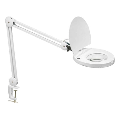 Dainolite LED Magnifier Lamp 8w White Finish|Lampe à loupe de Dainolite avec fini blanc et ampoule à DEL de 8 W