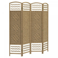 Homcom Separateur De Piece Pliable A 4 Panneaux De 5,6 Pi