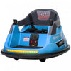 Aosom Auto-tamponneuse 12 V Pour Enfants, Voiture Electrique A Rotation A 360° Avec Telecommande, Ceinture De Securite, Lumieres Led, Musique, Pour Garcons Et Filles Ages De 1,5 A 5 Ans, Bleu
