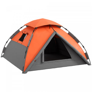 Outsunny Tente De Camping Avec Sac De Transport, Etanche 3000 Mm