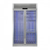 Refroidisseur a vin Abruzzo de48\" double zone,30 pi³, capacite de 130 bouteilles,acier inoxydable-FWCDR6680-48S