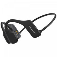 Casque d’écoute autour du cou à oreilles ouvertes Mercato de OPN Sound noir avec Bluetooth et microphone
