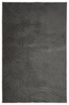 Tapis Lavable/Contemporain Somos 5'0\" x 7'6\" en Charbon