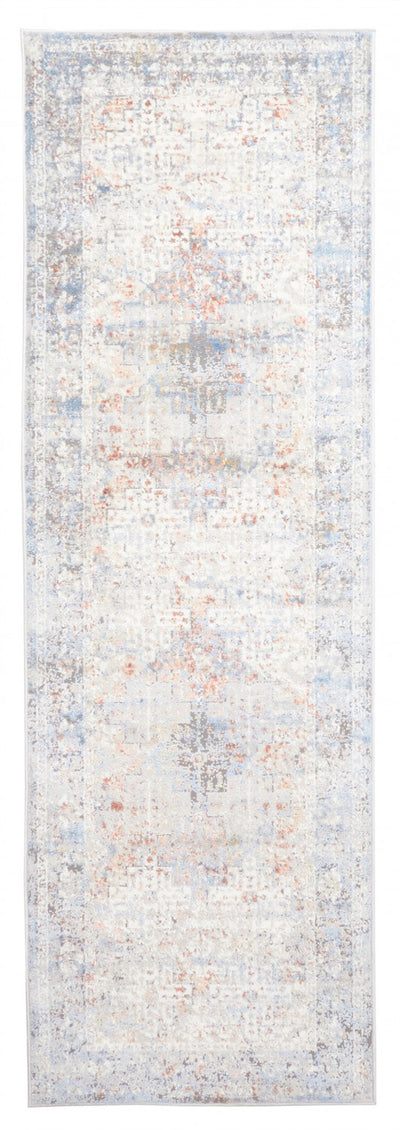Leila Ivory Rug 2'8" x 8'2" | Tapis de Couloir Traditionnel Leila 2'8" x 8'2" en Ivoire