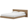 Lit plateforme bas Satori avec tete de lit Double