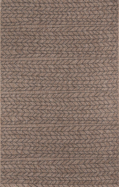 Linden Contemporary 7'10" x 10'0" Area Rug in Brown Indoor Area  Rug | Tapis Contemporain Linden 7'10" x 10'0" en brun
